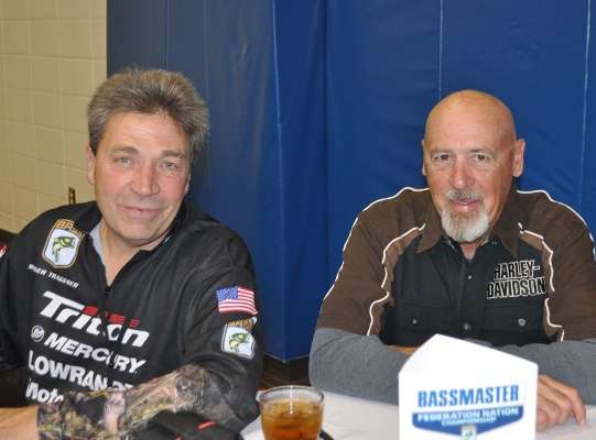 Roger Trageser and Jim Kline of the Maryland B.A.S.S. Nation volunteered for anything that was needed at the B.A.S.S. Nation Championship.