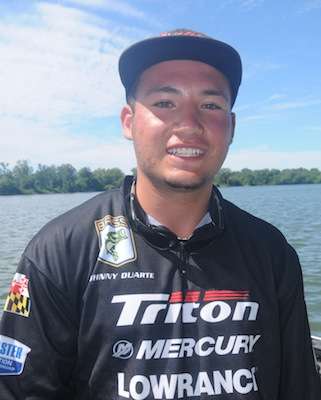 John Duarte Jr. of Maryland is going to his second B.A.S.S. Nation Championship, but itâs the first time heâs competing as an adult. When he attended before, in 2009, he was fishing in the Bassmaster Junior World Championship, which is held in conjunction with the BNC. He took home the trophy in the younger age group back then. Now, heâs 18 years old and in college. Outside the classroom, he spends time fishing, lifting weights and playing basketball.