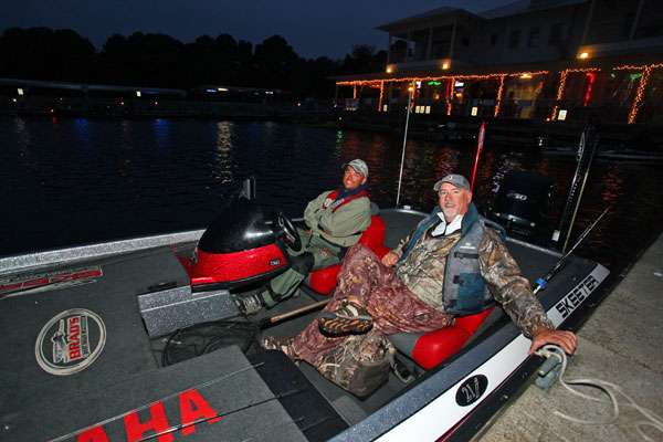 Third-place angler David Potter is ready to move up the leaderboard. 