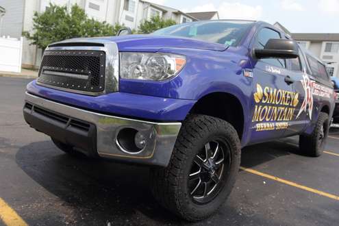 This is Josh Bertrand's Toyota Tundra. Let's check out how Josh lives life on the road.