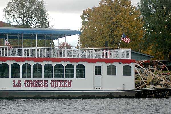 The La Crosse Queen paddleboat is about to go into hibernation for the winter.