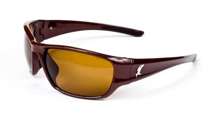 <p><strong>Vicious Velocity</strong></p> <p>Velocity is a sleek sunglass with Vicious' special Xperio UV polarized lenses. The wrap frame protects eyes from side light, and it has comfort strips at the temples and on the nose pads. Velocity comes in black, brown and white. </p> 