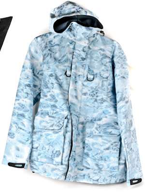 <p><u><strong>Aqua Design StormShield Pro Durable Water Repellent Jacket</strong></u></p>
<p>Stay dry with the StormShield Pro Jacket. It's constructed with a three-layer system of woven microfiber, PU membrane and laminate fleece, keeping the angler dry and warm. The jacket has multiple pockets and a storage compartment, plus D-rings for hanging tools and nets. It comes in three color patterns and retails for $149.95. Sizes are S to 3X.</p>