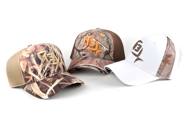 <p><u><strong>13 Fishing Camo hats</strong></u></p>
<p>If you dig the camo look, 13 Fishing has several hats that fill the bill. The High-Tec Redneck combines classic white with camo to get that perfect redneck look. The Chuck is named after Chuck Norris because he's so awesome. And the Mr. Tucker is named after the gentleman at Realtree Outdoors who helped get the camo pattern licensed to 13 Fishing to use in the hats. All three hats retail for $20 to $24.</p>
