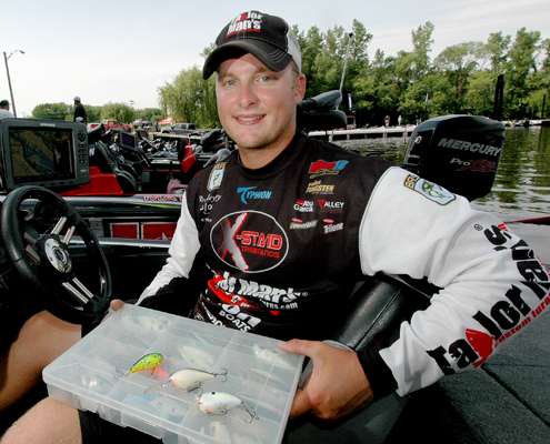 <p>Bradley Roy fishes proven crankbaits from several different companies. Three of his most dependable are Sproâs Little John, the 6A Bomber and Normanâs Deep Little N.</p>
