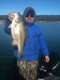 Aaron Bubier caught this 7.2-pound bass late last fall from Bullards Bar Reservoir in California. 


