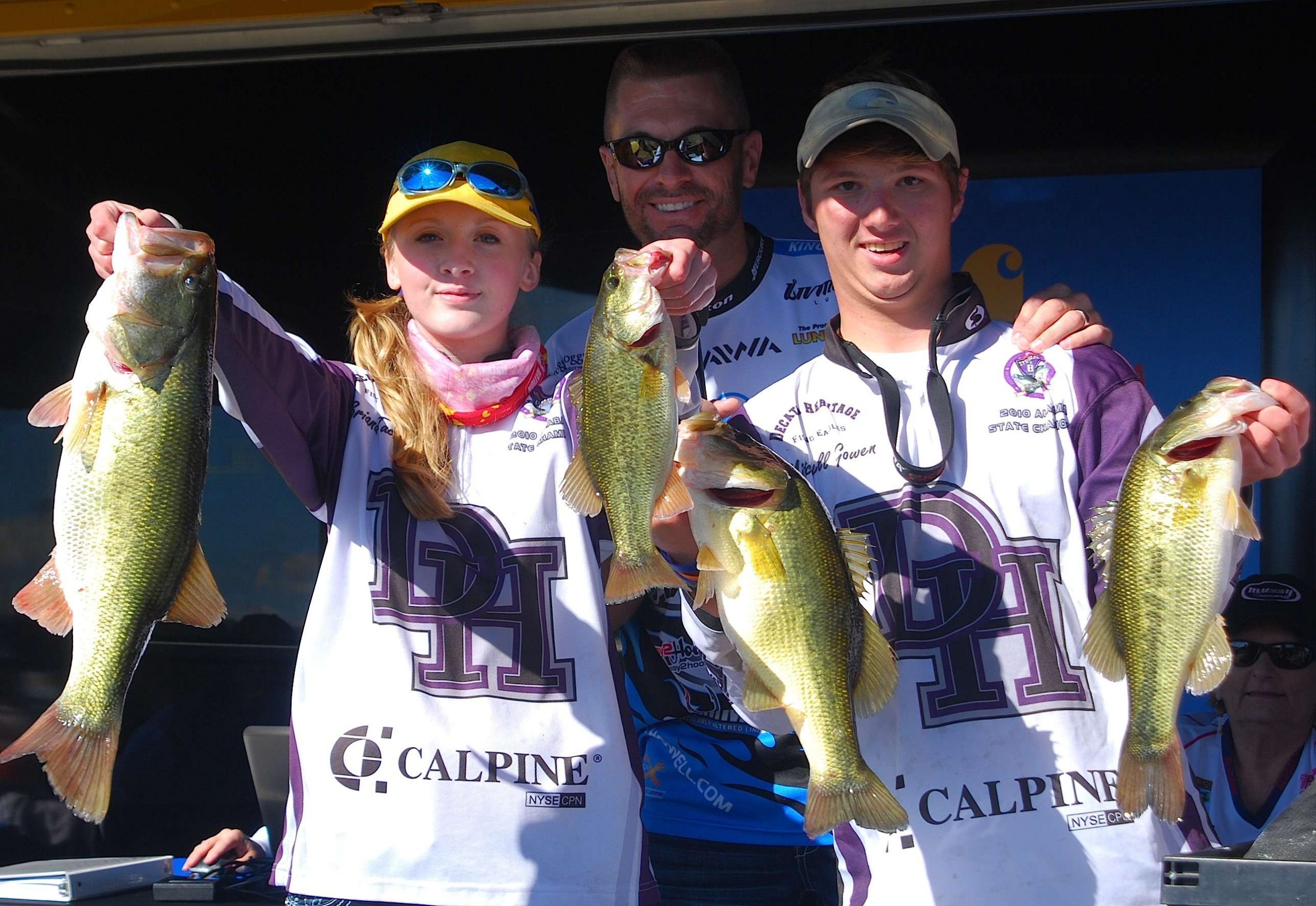 Briana Tucker and Mitchell Gowen of Decatur Heritage won the B.A.S.S. High School Invitational over the summer, and had a strong showing of 3rd place with 13.31.