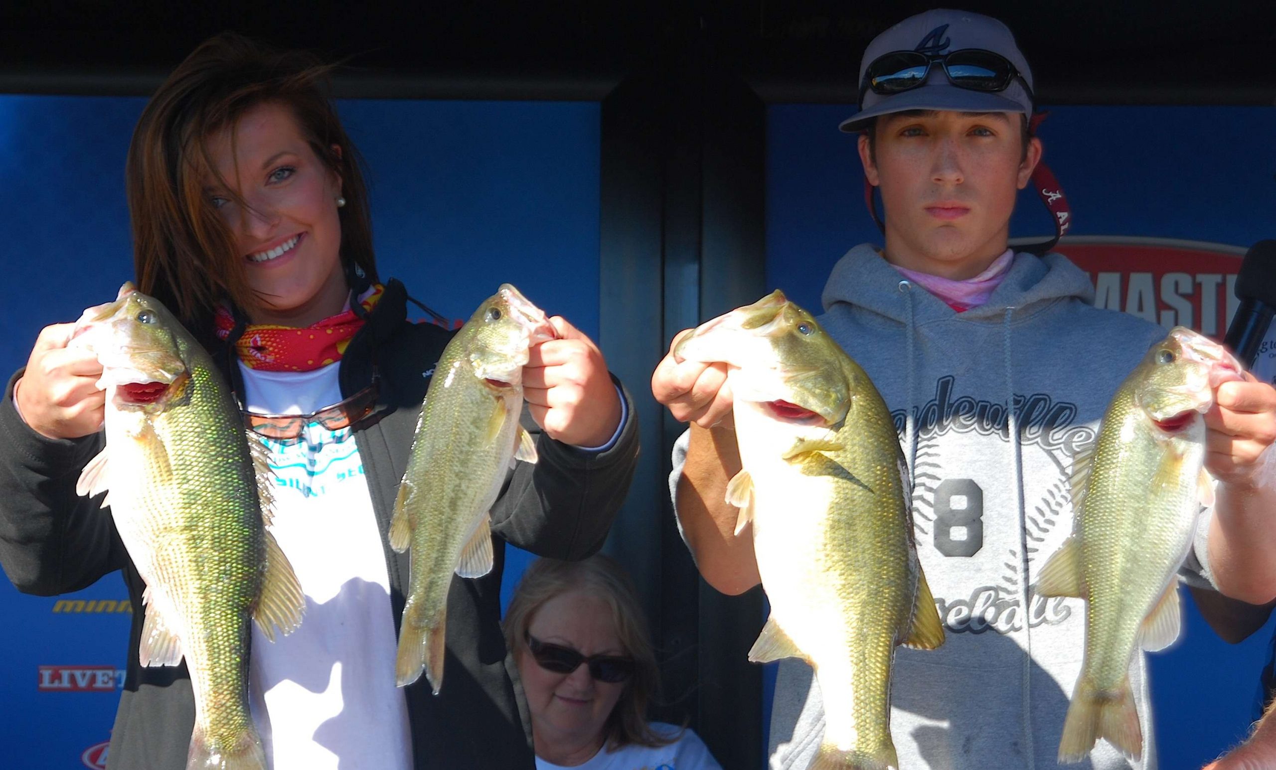 Dadeville High's Kaitlyn McCullers and Holden McBride had a strong 5th place finish with 11.21 pounds. 