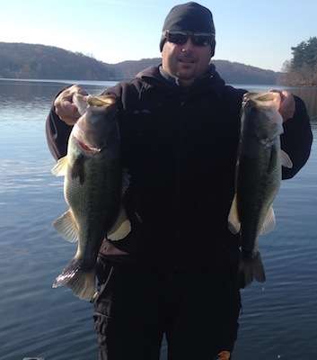 Eric Holmes bagged his best fall bass from Loch Raven Reservoir in Maryland this November. 
