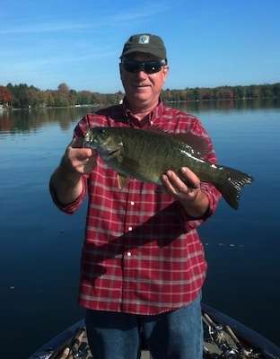 Paul Nelson shared his 4 1/2-pound smallie caught Oct. 7, 2013, from Green Lake in Interlochen, Mich.
