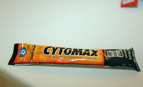 <p>Most of the foods and drinks are NCAA compliant, like Cytomax, a drink Hoover says is much better than Gatorade. It has a sustained release of electrolytes.</p>
