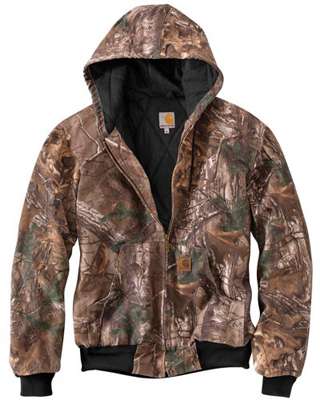 <p>The new line of Carhartt Realtree XtraÂ® camouflage apparel is exclusively made in the USA and includes five items: Quilted-Flannel-Lined Duck Active Jac (featured), Thermal-Lined Duck Active Jac, Dungaree, Duck Bib Overall and Quilt-Lined Duck Bib Overall. This one-of-a-kind camo line combines an industry-leading camouflage pattern with tried-and-tested outerwear giving the outdoorsman the best of both worlds. Realtreeâs new Xtra<strong>Â®</strong> camo pattern will be used on popular Carhartt styles and will be the only Realtree camo line made in the USA. The Carhartt Realtree XtraÂ® line is available online at <a href=