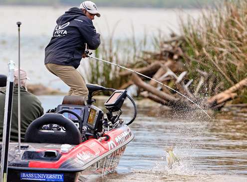<p>Mike Iaconelli has a keeper right where he wants it. </p> 