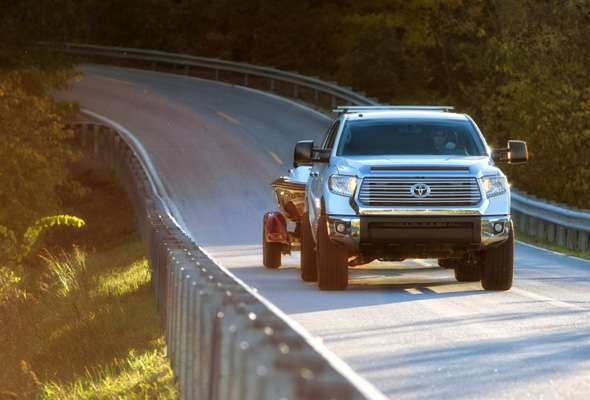 <p>And finally ... get an extra healthy bonus this year? Treat yourself to a rig worthy of your driveway and your boat, the redesigned 2014 Toyota Tundra.</p>
