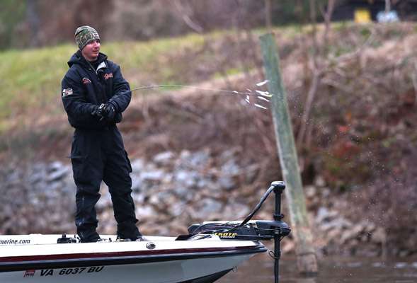 Billy Shelton throws an Alabama rig in search of some North Carolina bass.