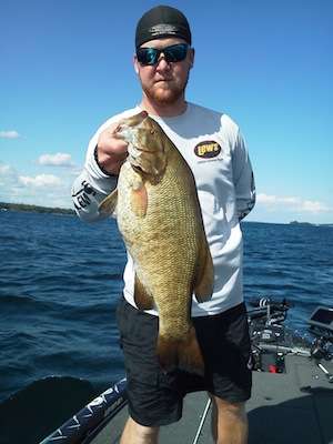 The St. Lawrence River gave up this 6.1-pound smallie on Aug. 11, 2013, to Cory Jones.
