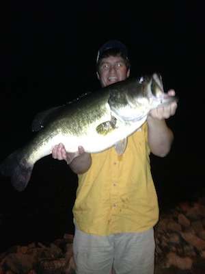 Daniel Netterville bagged this 12-pounder April 27, 2013, from Neshoba County Lake in Mississippi. 