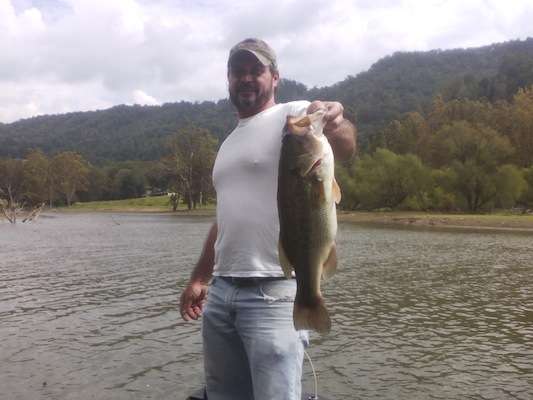 David Lisenby caught this 7-pound largemouth from Watauga Lake in Tennessee in May. 