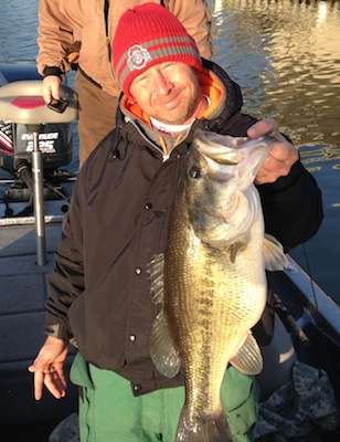 Frank Arthurs bagged his best from Lake Guntersville in Alabama on March 28, 2013, weighing in at 8.4 pounds. âMy dad and I make this trip every year,