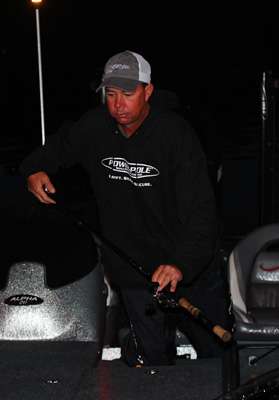 Arnie Lane made the Top 12 with help of a 9 pound, 1 ounce kicker fish on Day Two. 