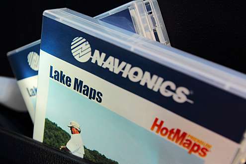 Lake maps are a must for tournament anglers.
