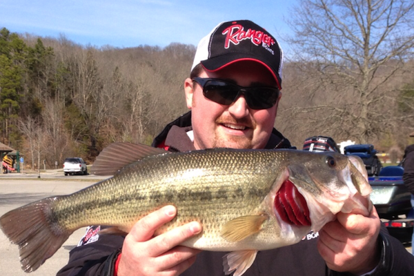 Justin Meade caught his best from Paintsville Lake in Kentucky on March 23, 2013. 