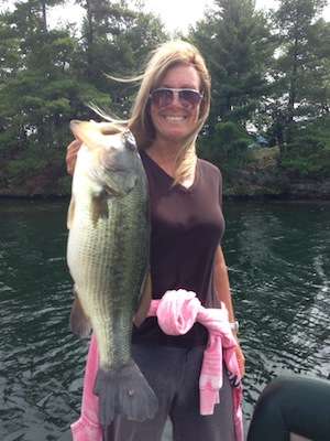 Kathy Ortoneâs best fish of 2013 weighed 5 1/2 pounds and came from Lake Hortonia, Vt., in July. 