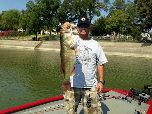 Eagle Mountain Lake in Texas gave Terry Graham his personal best in September 2013.