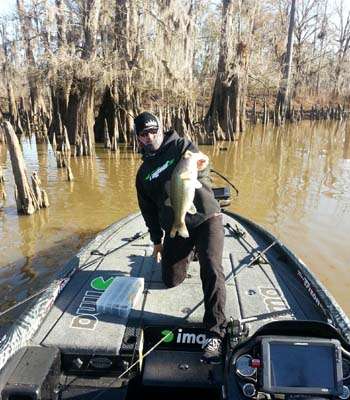 <p>Fred Roumbanis on Day One of the Sabine River Challenge Presented by STARK Cultural Venues, Sabine River System, Orange, Texas.</p>
