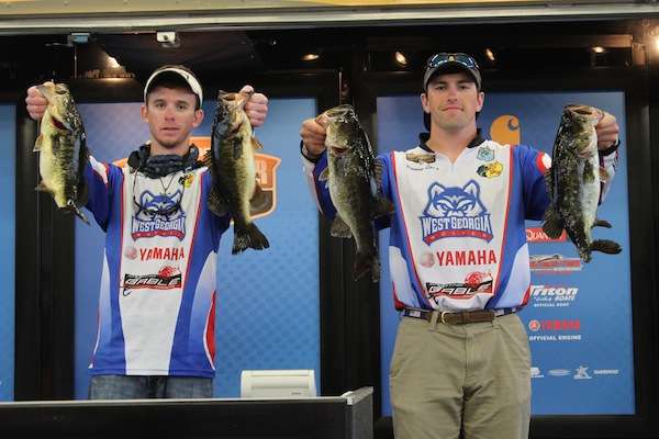Kenny Johnson and Brandon Larry had a solid Day Two with 15-3.