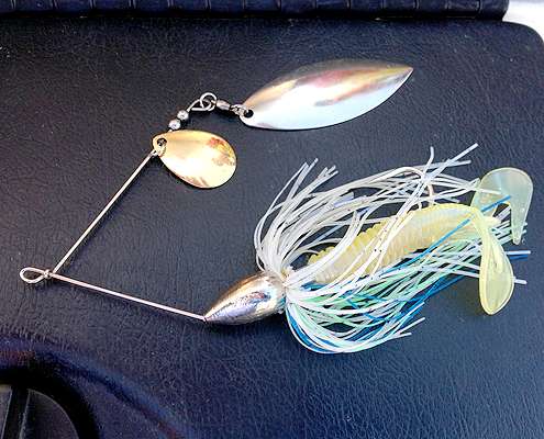 During the postspawn and in early fall, a 1-ounce War Eagle spinnerbait is a great alternative to diving crankbaits, Vinson points out.

âI slow roll it over offshore structure in the 10- to 14-foot range,â Vinson says. âI can fish the heavy spinnerbait close to the bottom and flutter it over brush and logs.