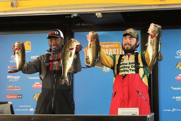 <p>Charles Conger and Demetrius Thomas of Abraham Baldwin Ag College had 18-13 on Day One to sit in 2nd place, just two ounces off the lead. </p>
