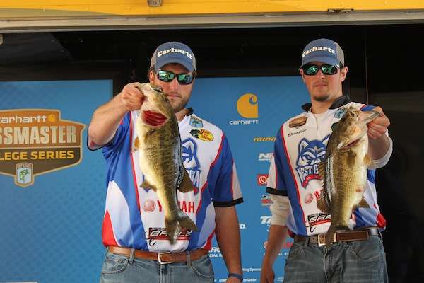 <p>Justin Walton and Brian Redd of West Georgia had 15-13 for 12th on Day One. </p>
