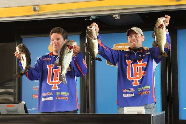 <p>Kyle Smith and Shelby Concon of UF sit in 11th with 15-14. </p>
