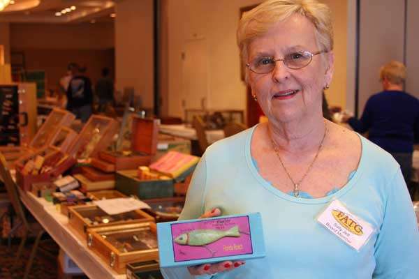<p>Sally Jett is one of many examples of women who enjoy collecting fishing tackle. Her perspective is different, but hardly unique. "Women like different things than men," she says. "Little lures, things that are different or things that no one else seems to be collecting â that's what interests me."</p>
