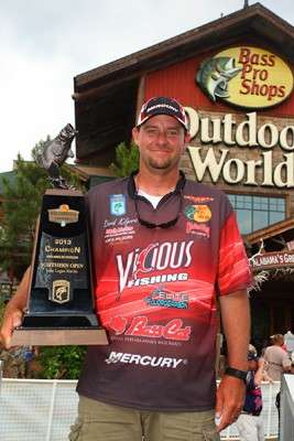 8. What has been your greatest accomplishment in the fishing industry?
It would probably be qualifying for the Bassmaster Elite Series three different times (Kilgore declined each invitation). I'm also proud of my Bassmaster Opens win on Logan Martin in 2013 that put me in the Bassmaster Classic and my Weekend Series wins.