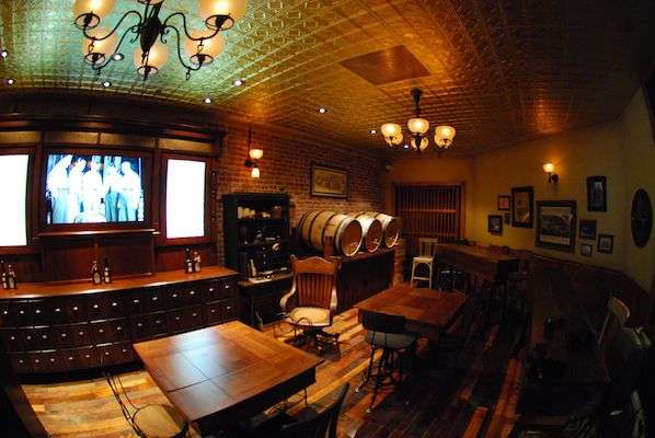 This tasting room was created to invoke the late 1800's when bourbon became big business in Louisville.