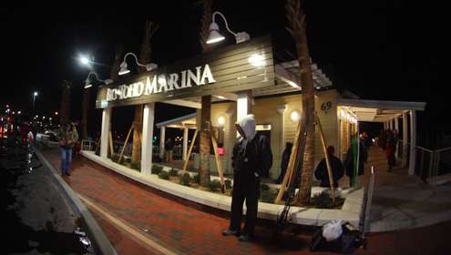 The morning launch took place at Big Toho Marina in downtown Kissimmee, Fla. 