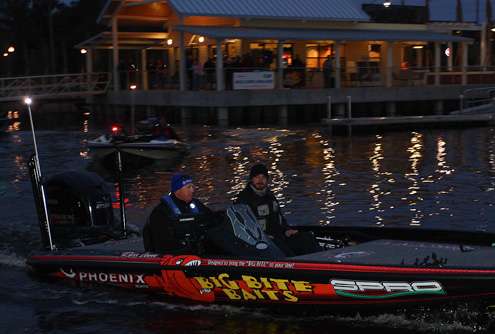 Russ Lane was the only Elite Series angler to make the final cut.