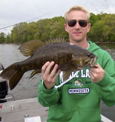 Jeremy Budd
6 pounds, 2 ounces
Mille Lacs Lake, Minn.
1/4-ounce VMC Stand-Up Jig with Yum Craw
