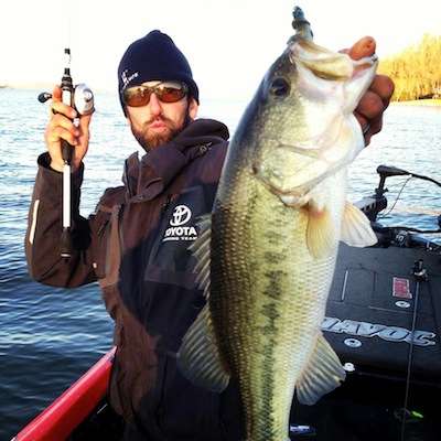 <p>Well I didn't win the Mega Millions lottery, but I did catch this giant Guntersville swim bait bass! â Mike Iaconelli, Dec. 18, <strong><a href=