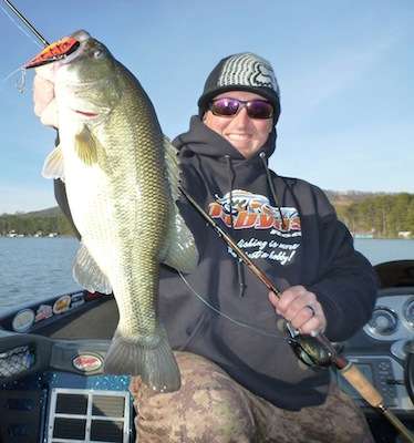 <p>A nice Chunk caught on a 3/4 oz. red eye shad using the Dobyns Rods Champion Extreme DX 743C on Lake Guntersville. I did not fish much while I was down there scouting for the <a href=