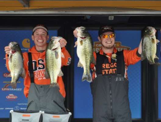 <p>6. Oregon State sets college record</p>
<p>Zach MacDonald and Ryan Sparks of Oregon State University <a href=
