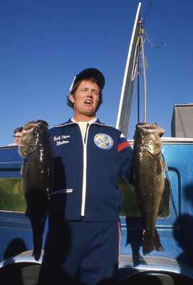 <p>The 1976 Classic was also historic because of the size of the bass it featured. On Day 2 of that championship, Rick Clunn came to the scales with a 7-13 that anchored his 33-5 limit. It was the biggest bass in Classic history to that point ... for a few minutes.</p>
