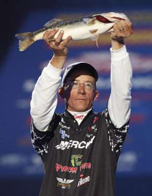 Charlie Hartley led the first day of competition in the 2008 Bassmaster Classic on Hartwell. It was his first and (thus far) only Classic appearance. He'll be eager for another chance to fish the Super Bowl of bass fishing, where he did so well.