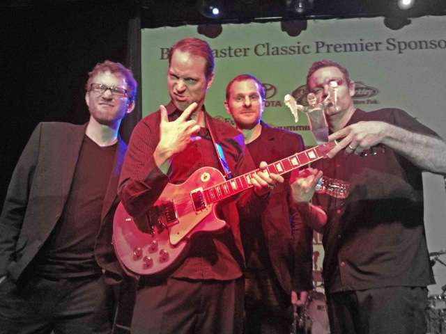 A fitting ending to one of the greatest weekâs of olâ Q Manâs life â partying with the band at the bash B.A.S.S. hosted for their sponsors.