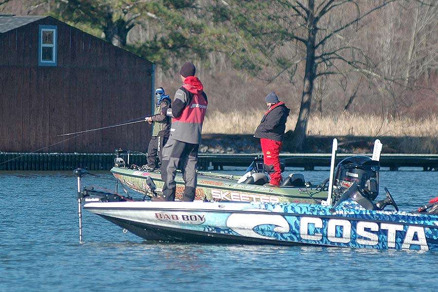 Things could have gotten testy at this point, but both anglers kept their cool.