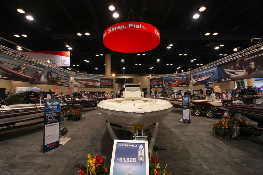 The Skeeter Booth prior to the crowds arrival.