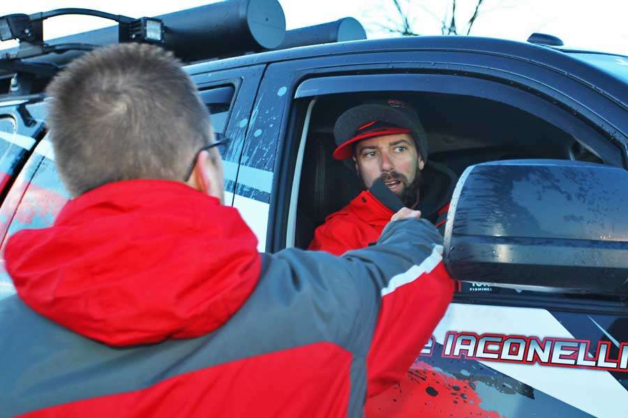 Mike Iaconelli will soon change from passenger seat to driver.