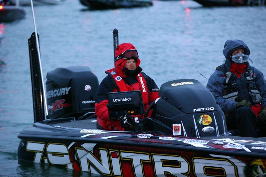 Third-place angler Chris Jones hopes to earn a second consecutive Bassmaster Classic berth by winning another Open tournament. 
